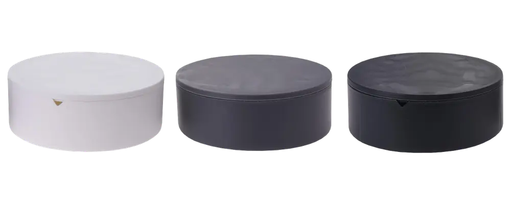 Spejl med organizer Ø14 cm - assorterede farver