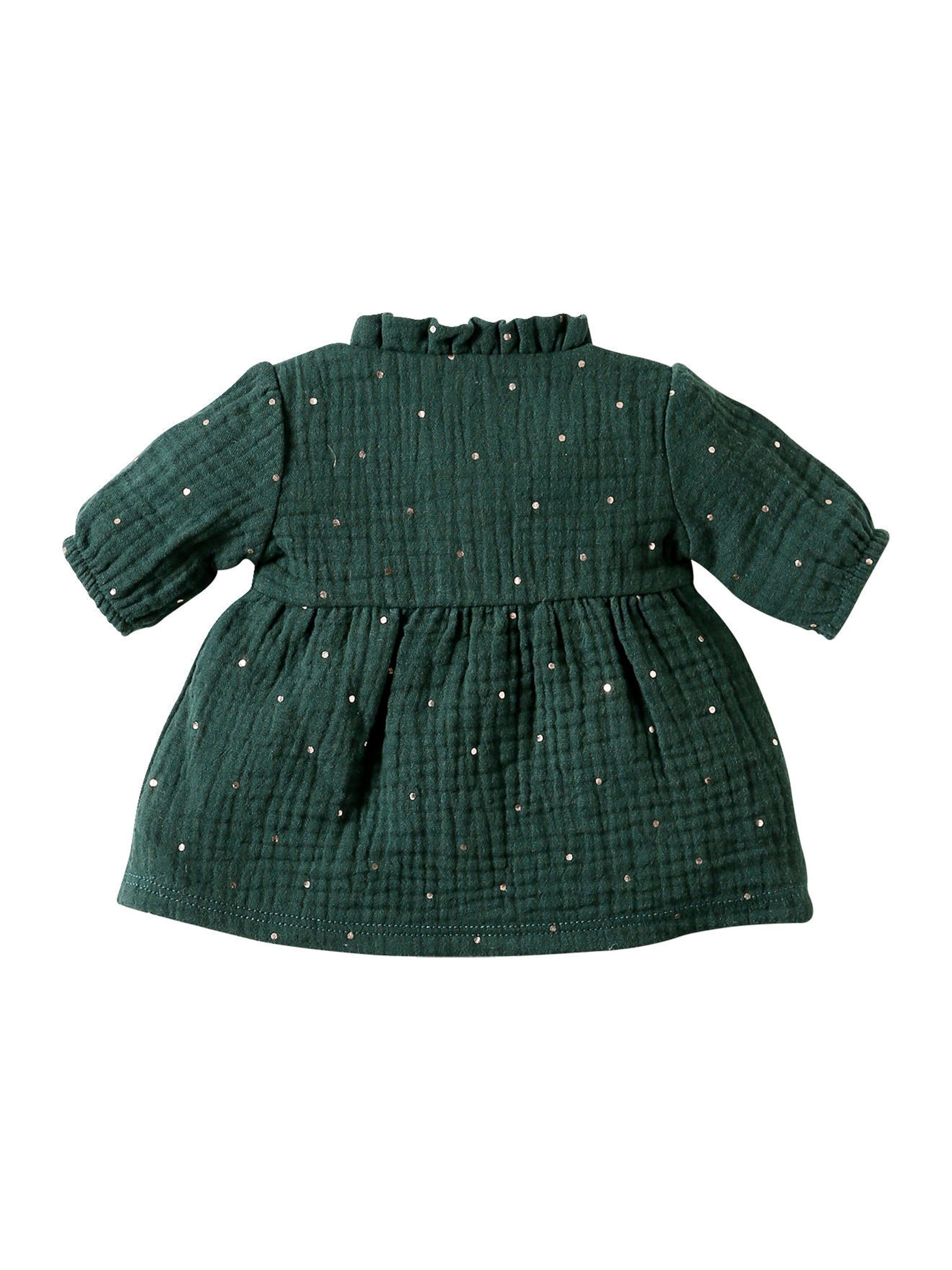 Vertbaudet Puppenkleid aus Musselin grün