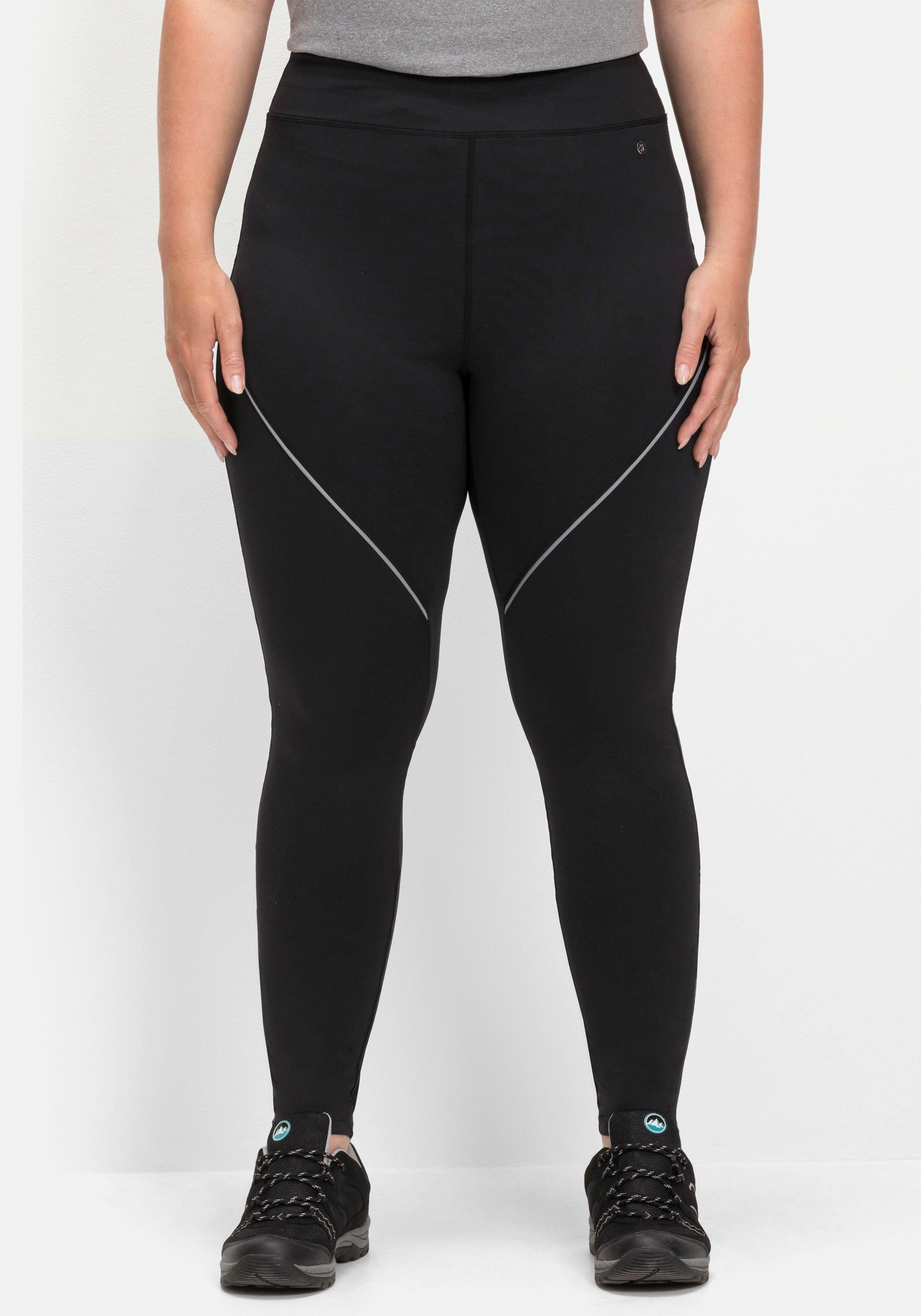 Fahrradleggings mit Reißverschluss am Saum