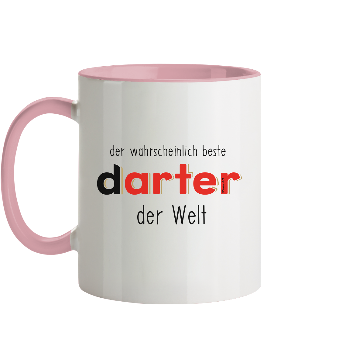DartSturm - Der wahrscheinlich beste darter der Welt Schwarz - Tasse zweifarbig