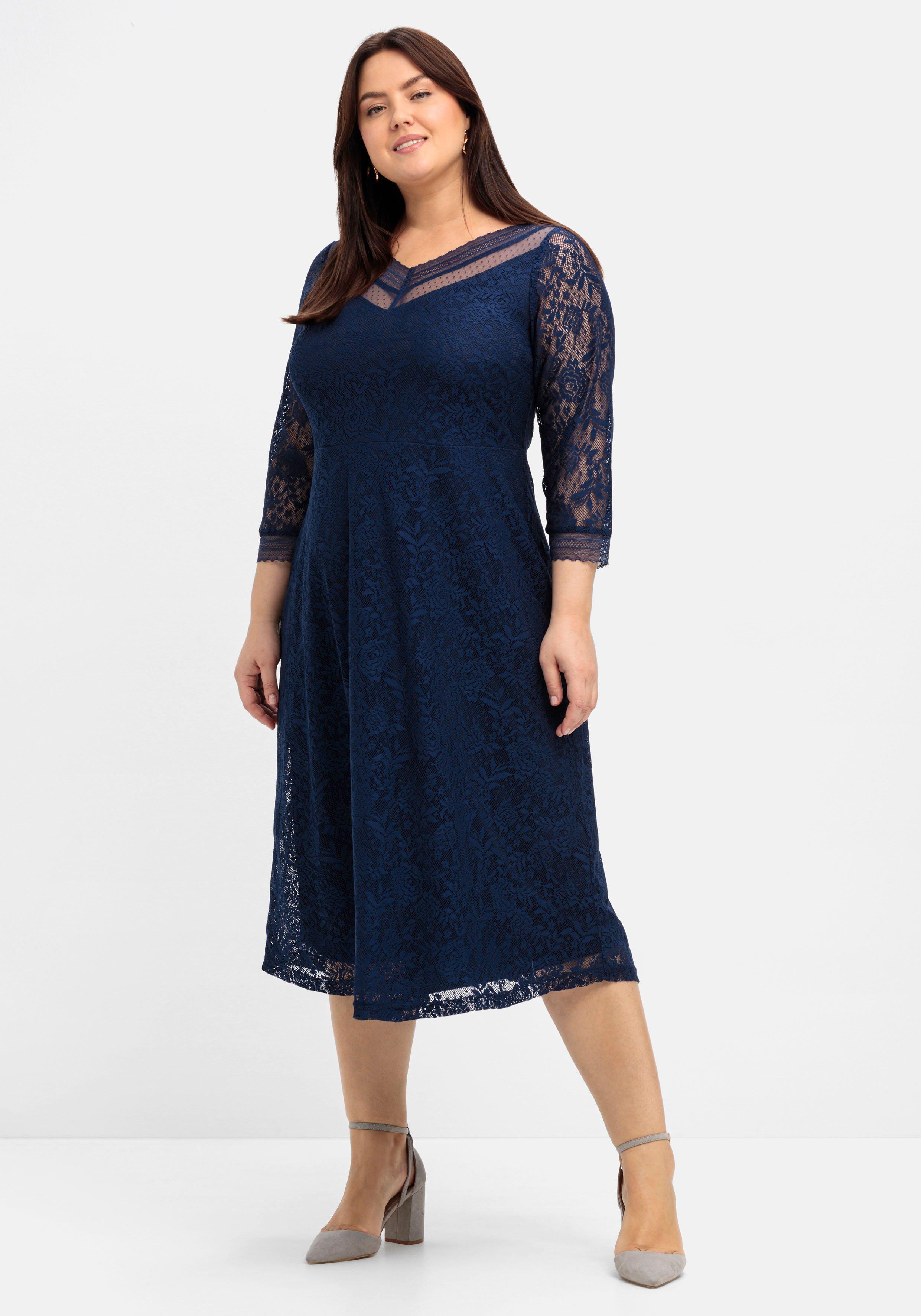 Abendkleid aus floraler Spitze