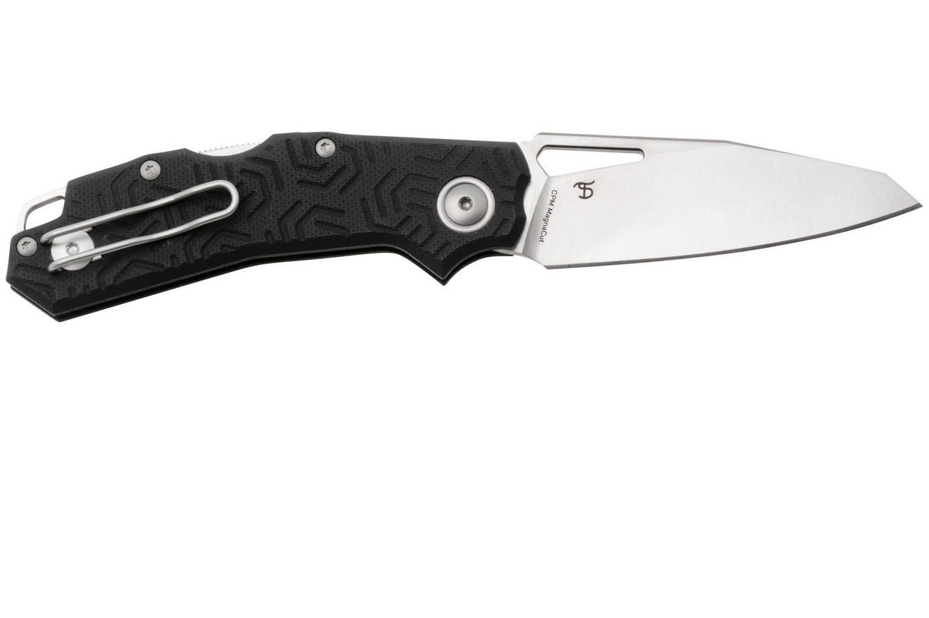 Viper Alfa V6020GB3D, Satin CPM MagnaCut, Black 3D Textured G10 zakmes, Simone Tonolli design