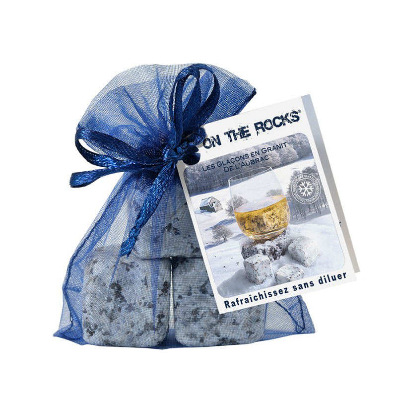 Sachet de 3 glaçons granit de l'Aubrac