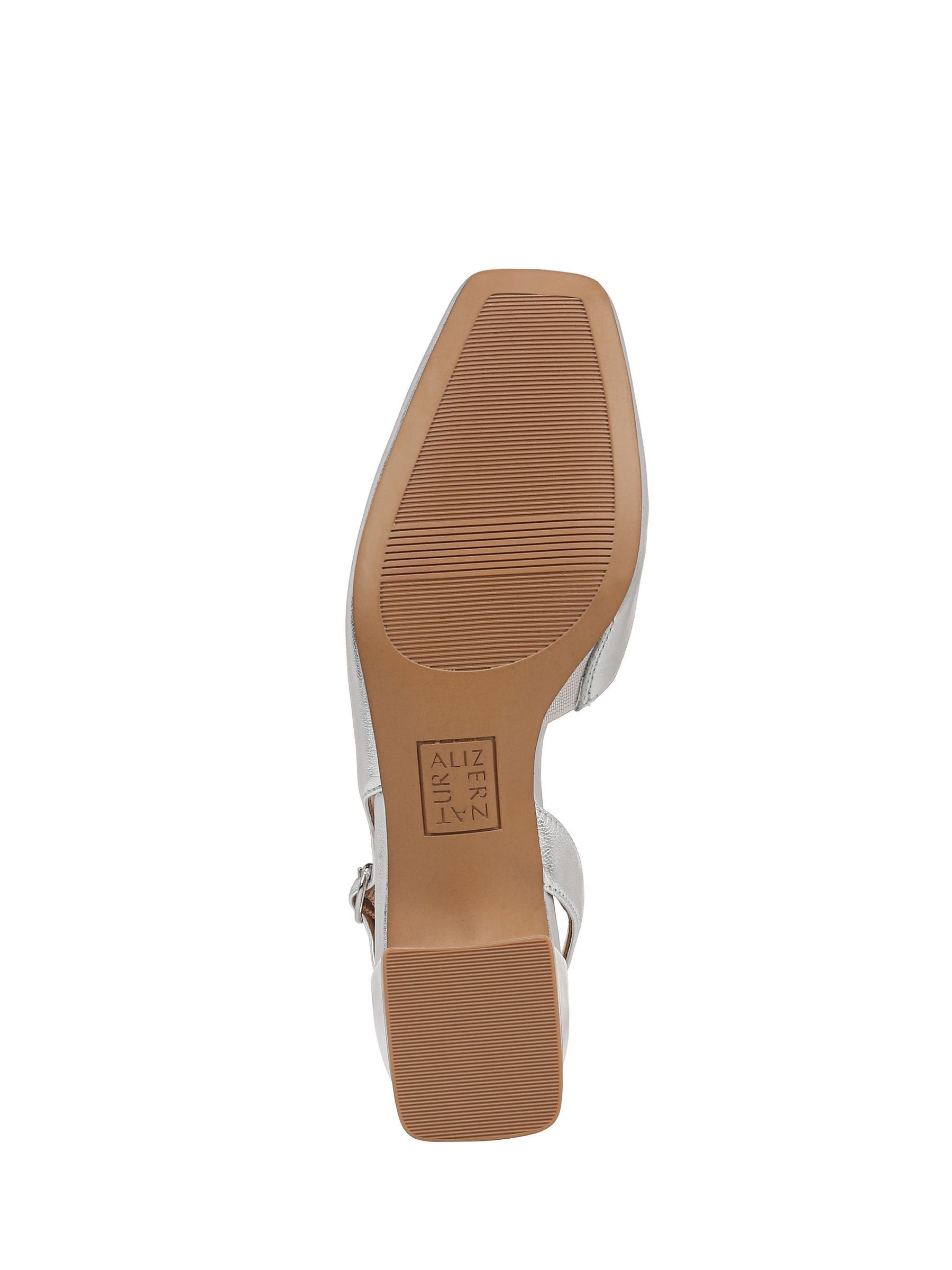 Naturalizer Zilveren Jayla Slingbacks met Wijde Pasvorm