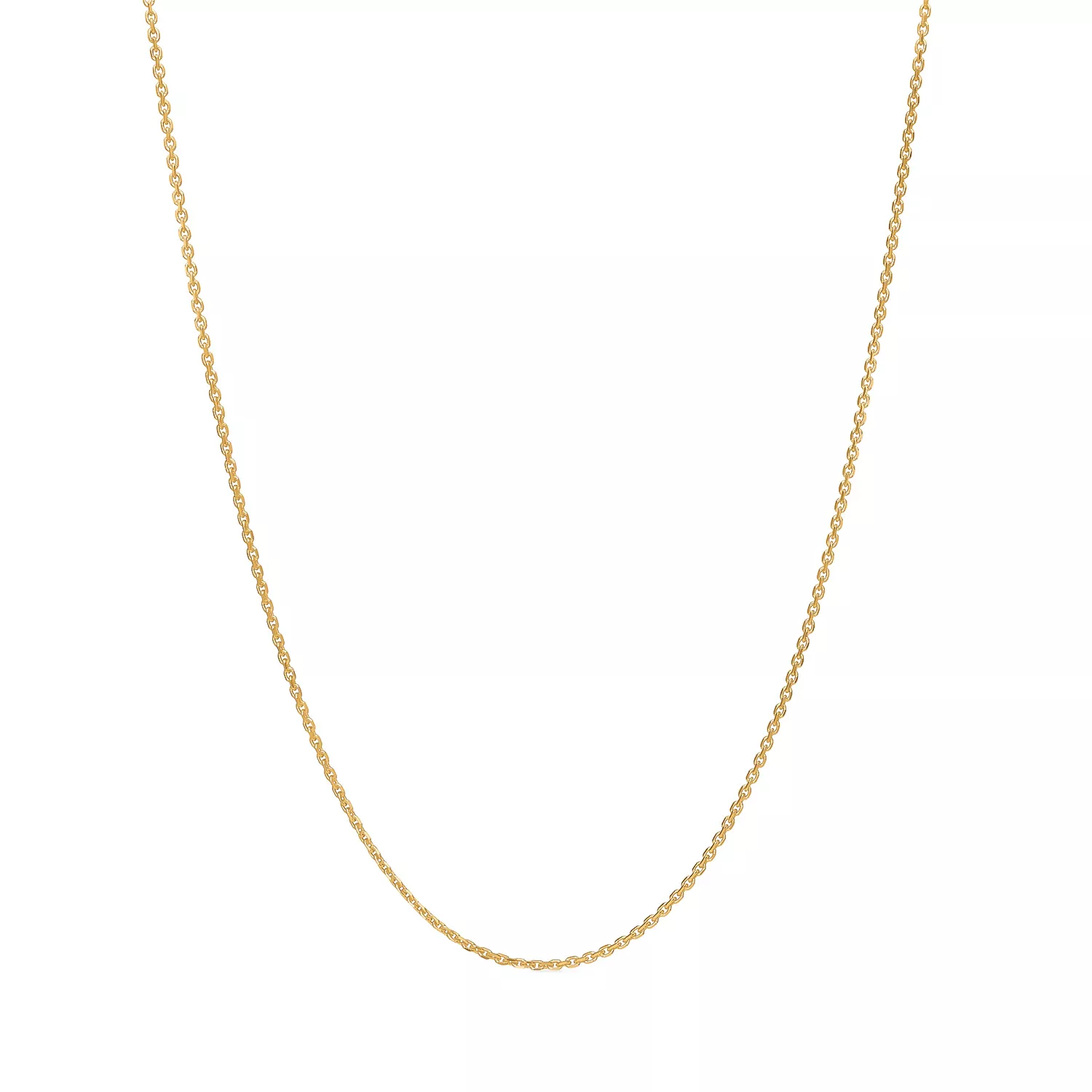 Mads Z Facet Anchorchain Halskæde 14 kt. Guld 952011