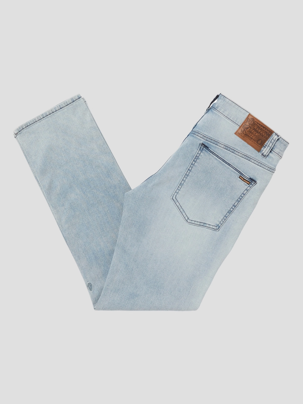 Volcom Solver Denim Jeans powder blue