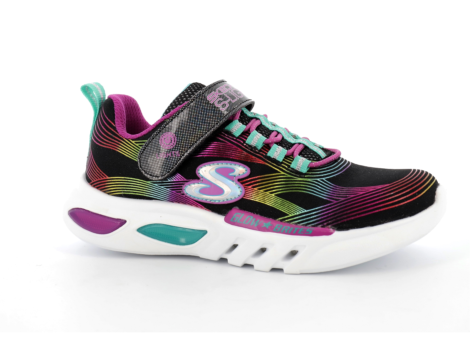 Skechers-GLOW BRITES Synthétique Multicolore