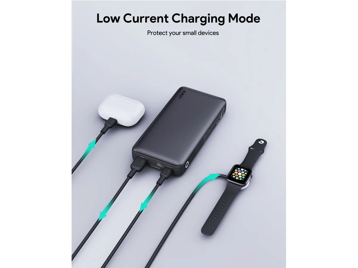 (30W) SprintX 20000mAh USB A / Dual USB C Powerbank Power Delivery Ladegerät mit LED Anzeige (PB-Y42) - Schwarz