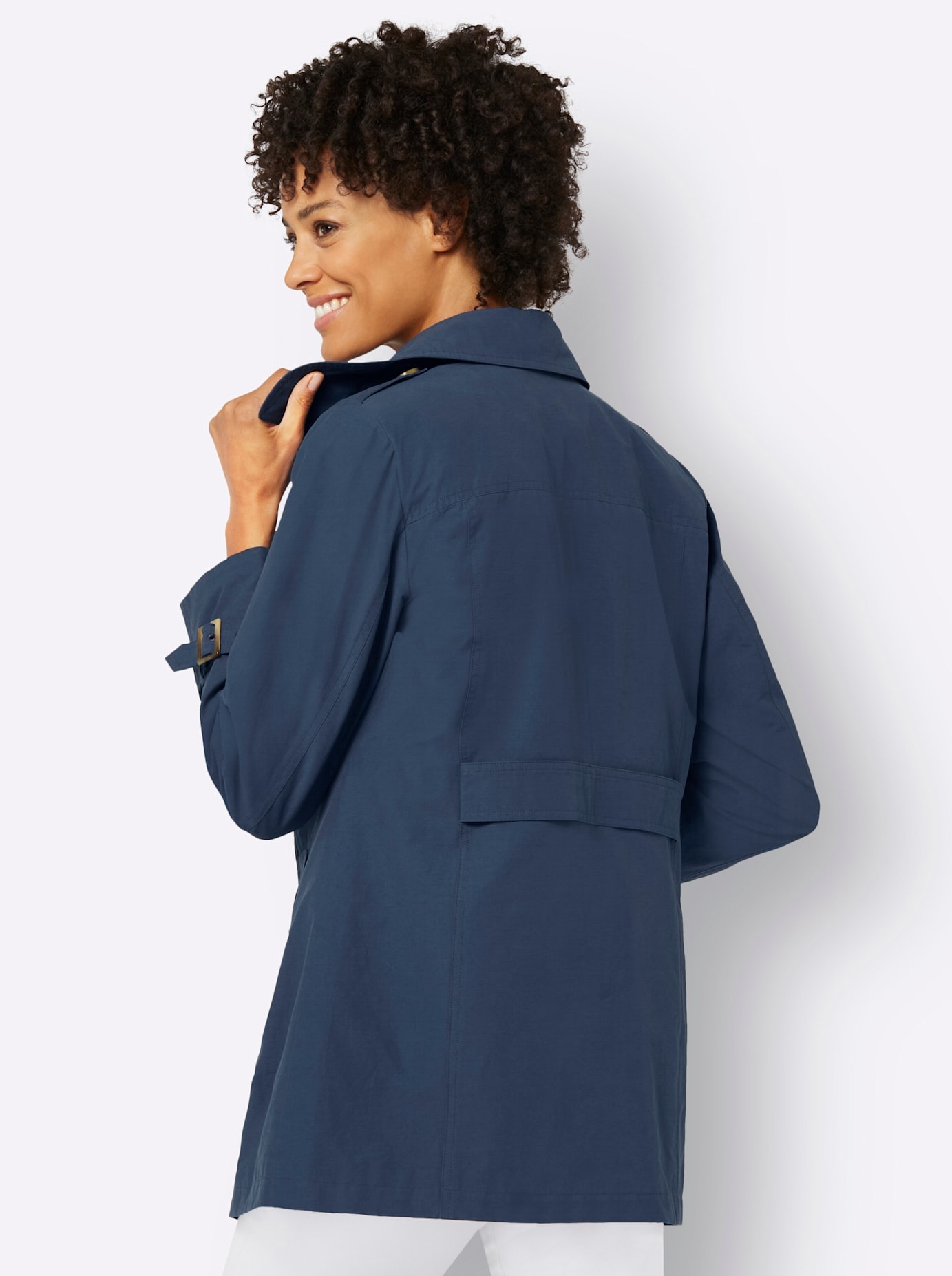 Casual Looks Langjacke ohne Kapuze