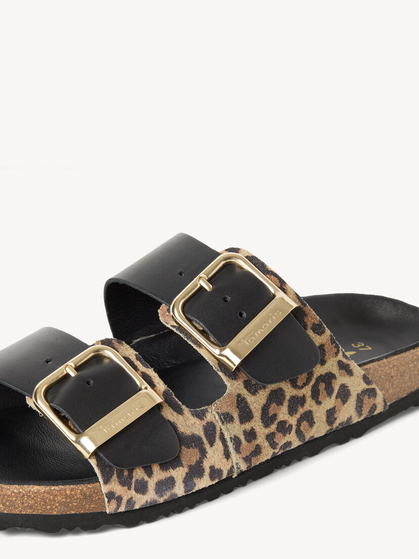 Leren Slipper - zwart
