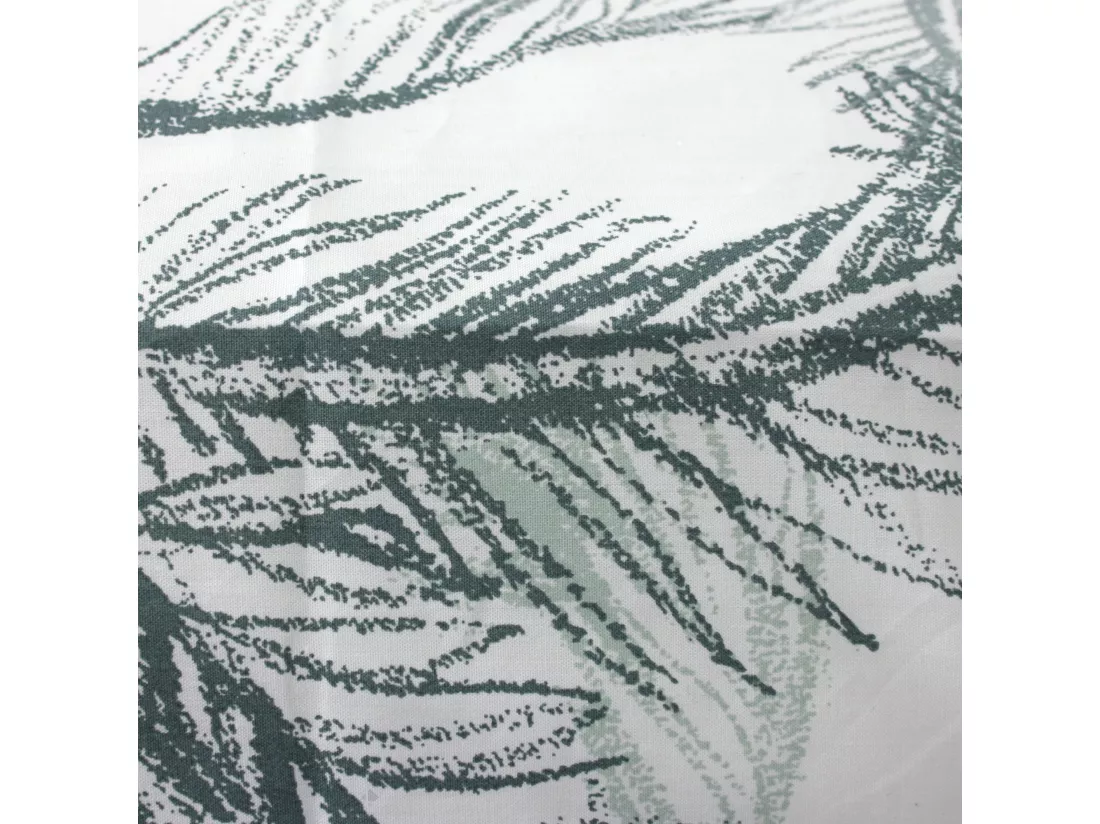 Taie de traversin 140x43 cm percale coton TRINIDAD mousson