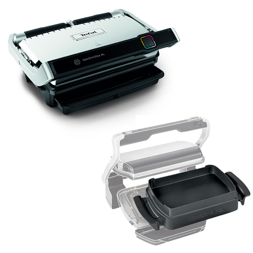 OptiGrill Elite XL GC760D Slimme contactgrill met digitale grillassistent - 16 automatische programma's