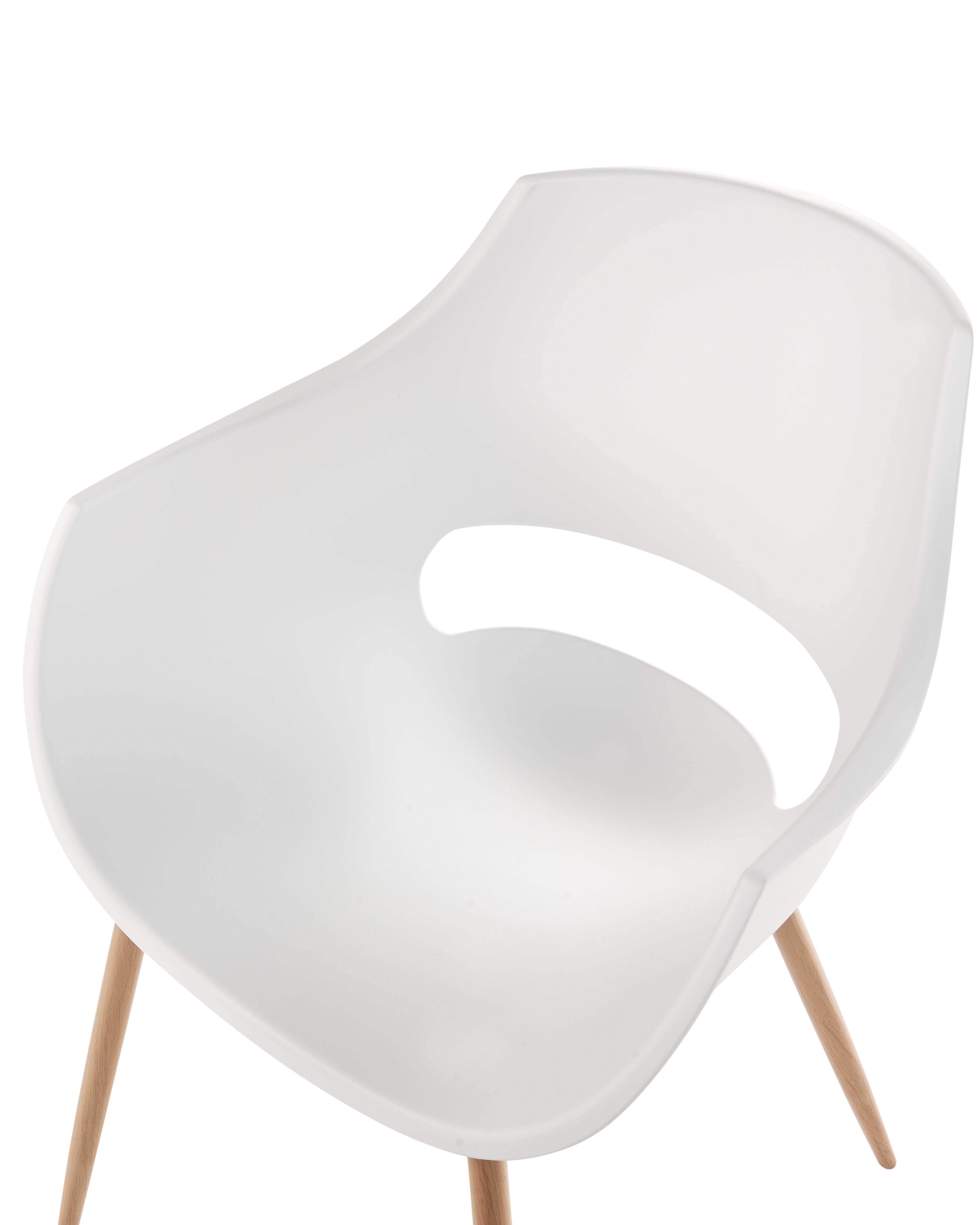 Set van 4 eetkamerstoelen MILLERS Wit