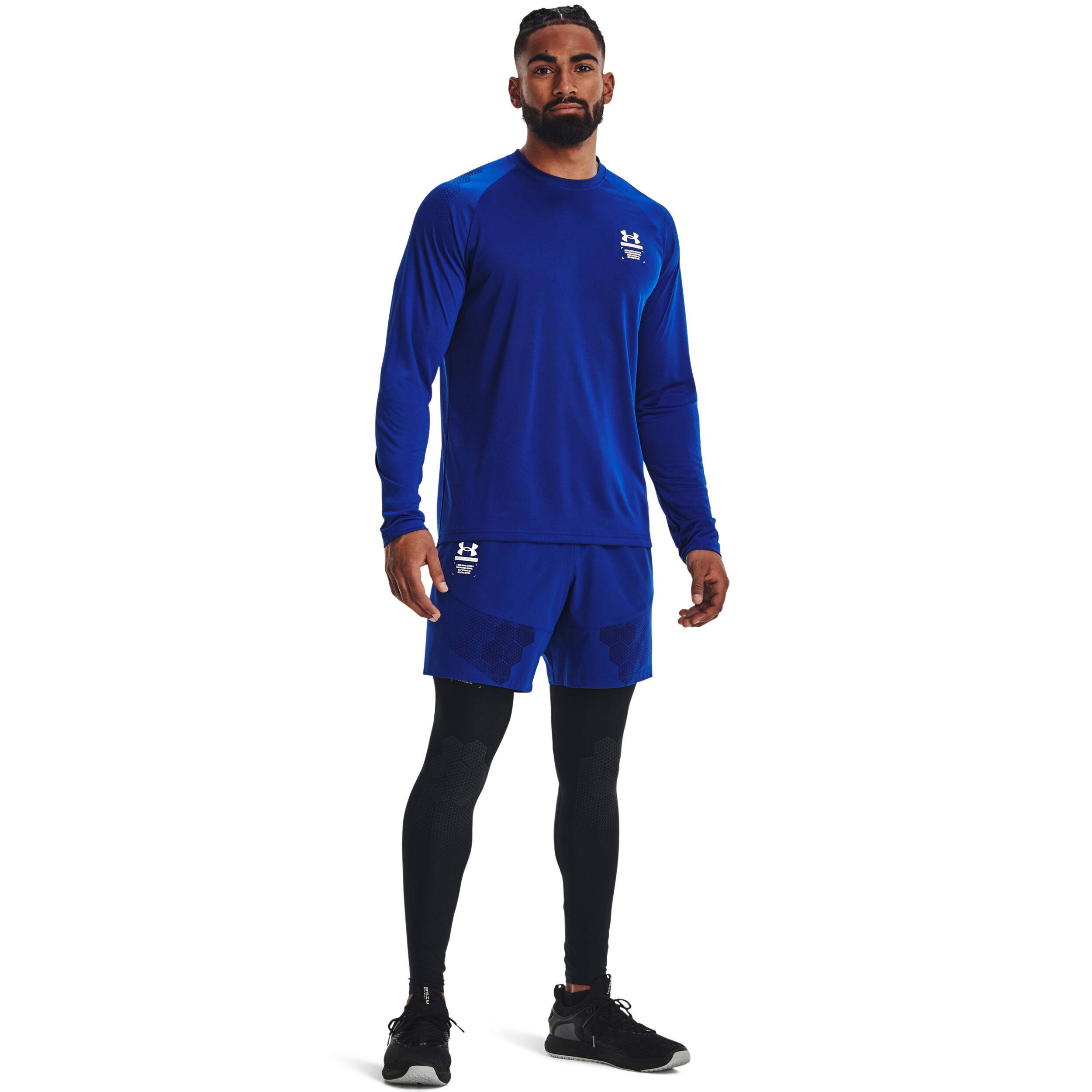 Under Armour Print Woven Shorts Hommes - Bleu