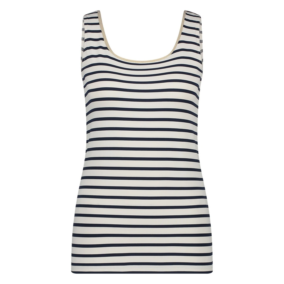 Dames Top 25021 top ls stripe structure