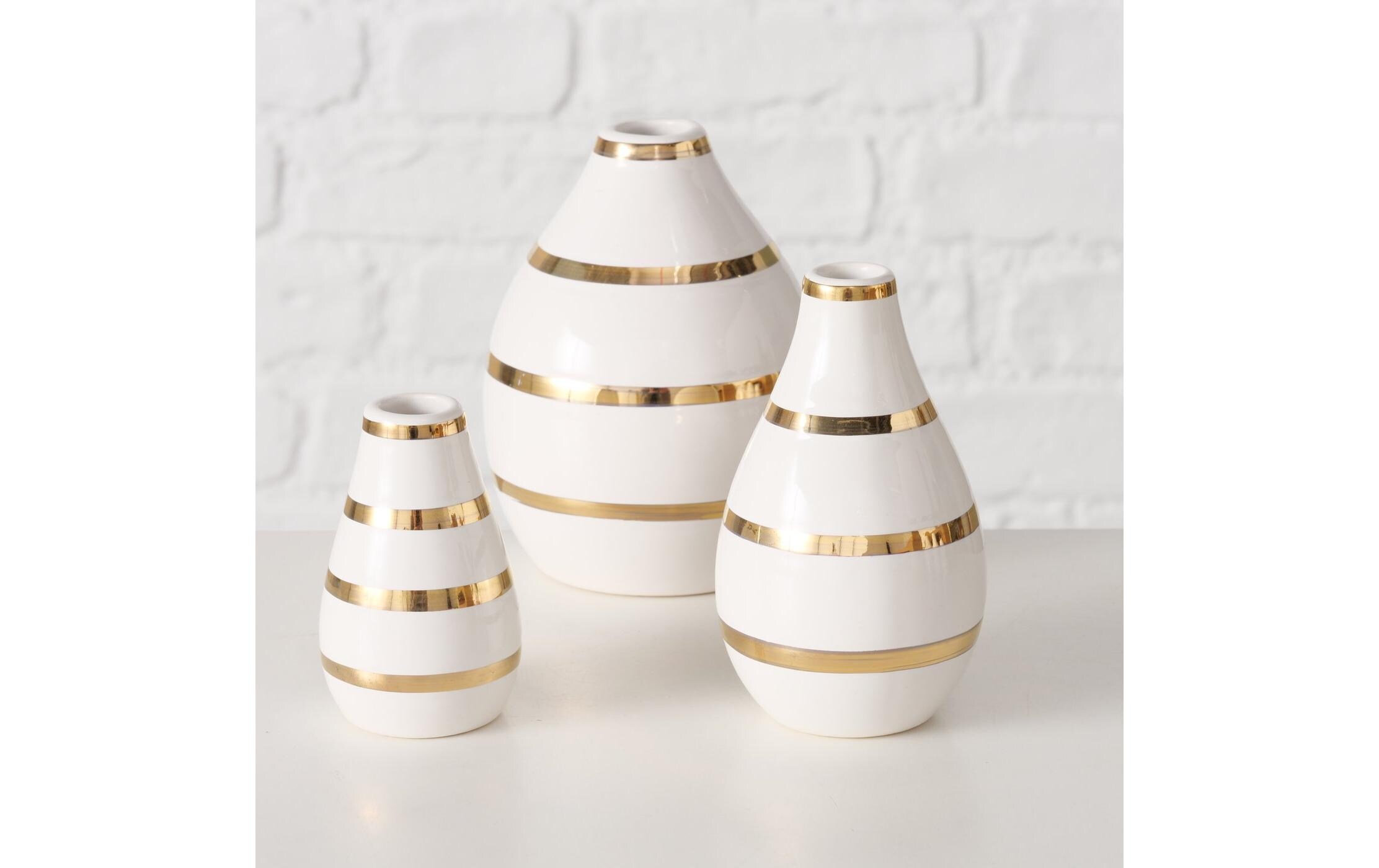 Vasen-Set Oro 3-teiligDekorative Blumenvasen