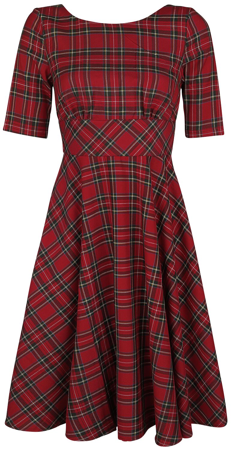 Robe Années 50 Irvine | Hell Bunny Robe mi-longue