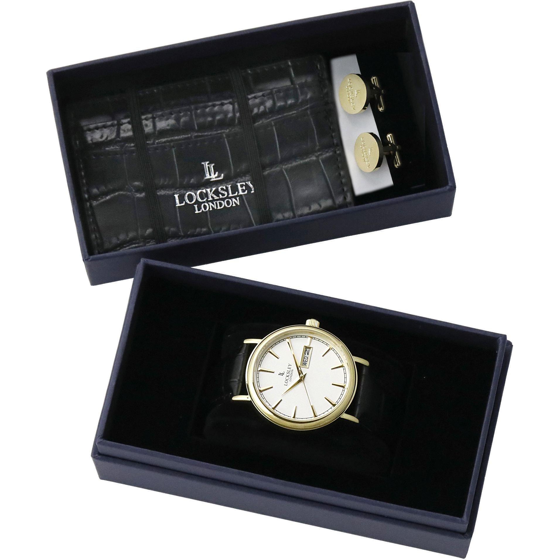 Locksley London Stainless Steel Classic Analogue Quartz Watch