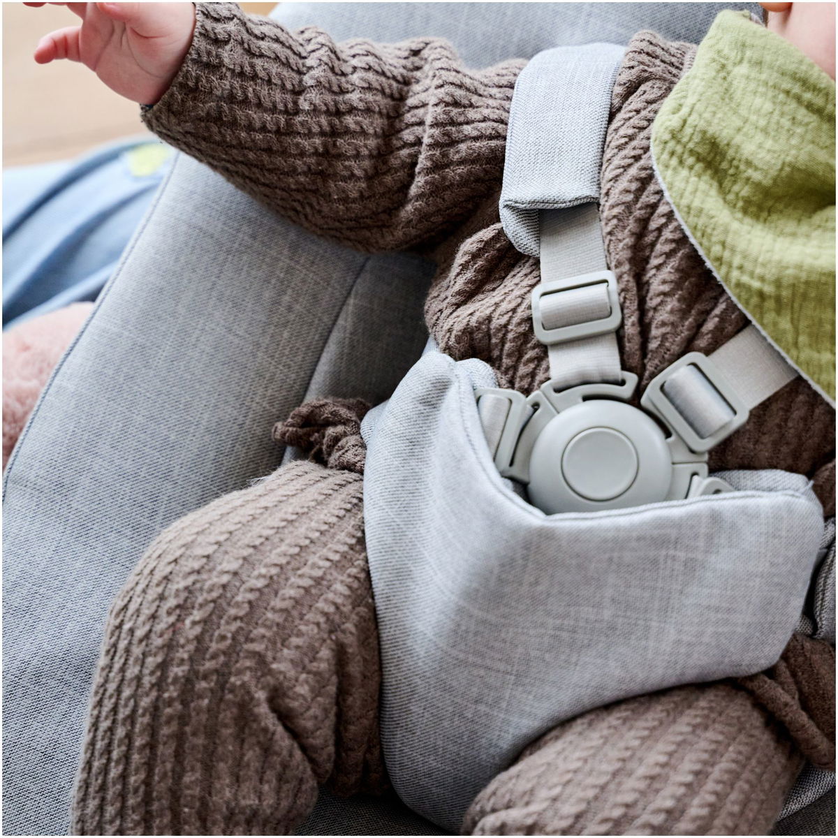 ZizaZiza   Babywippe grey/vanilla