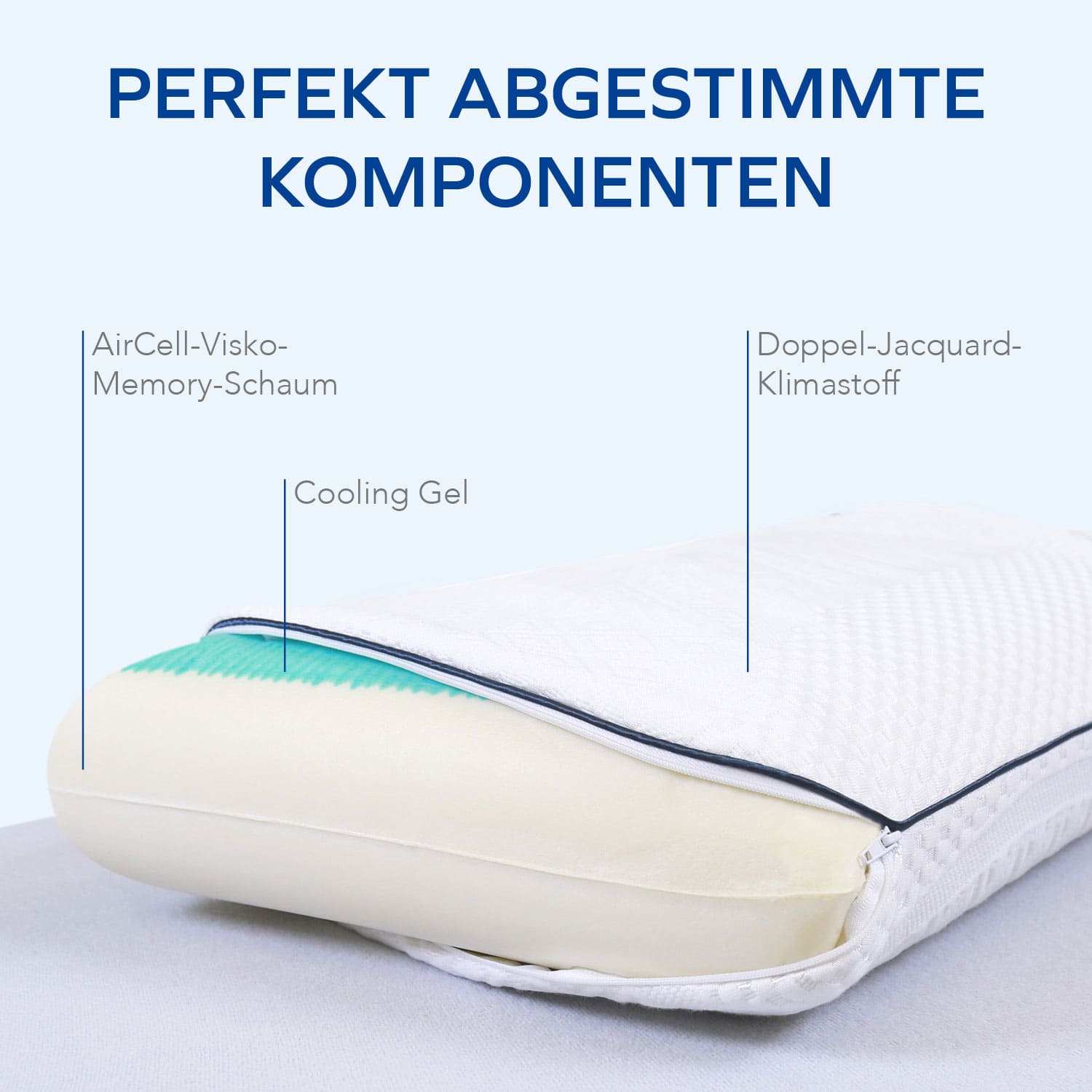 MLILY Mlily Nackenstützkissen »Cooling Gel«