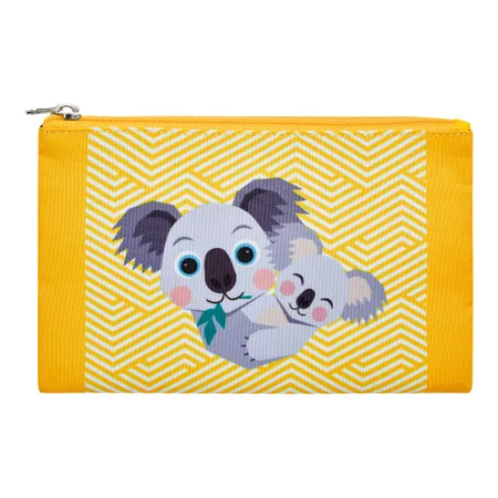 Herlitz Faulenzer flach Canvas Cute Animals, 1 Stück, 4-fach sortiert