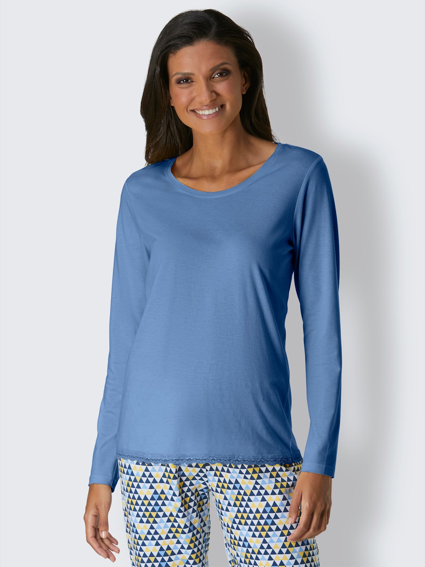 Pyjama-t-shirt jersey fin