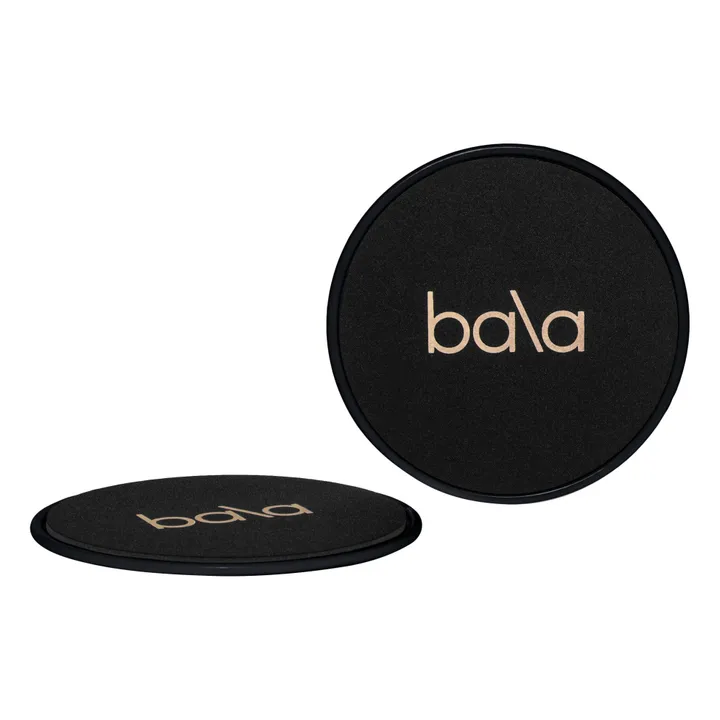 Bala Disques d'exercice Sliders - Set de 2 | Noir