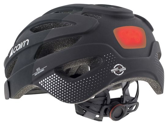 Casque Unisexe Cairn Fusion Led Usb Noir Mat