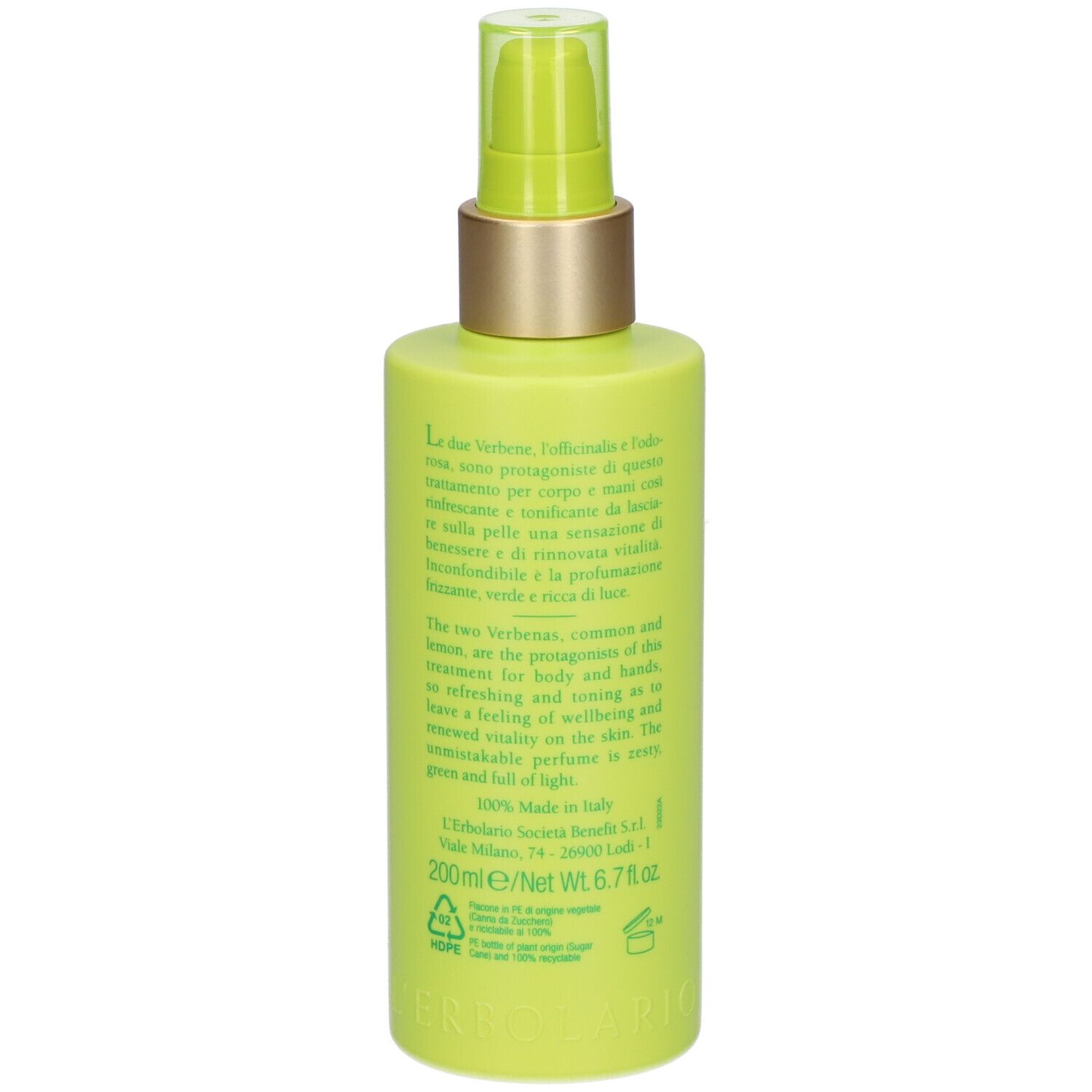L'ERBOLARIO Verbena Hand- und Körperlotion