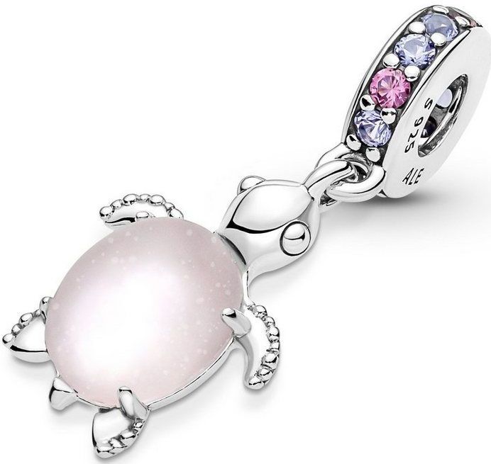 Pandora - 798939C02 - Murano Glass - Pink Sea Turtle - Hangende Bedel