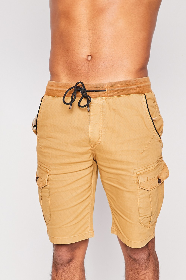 Short marron avec poches