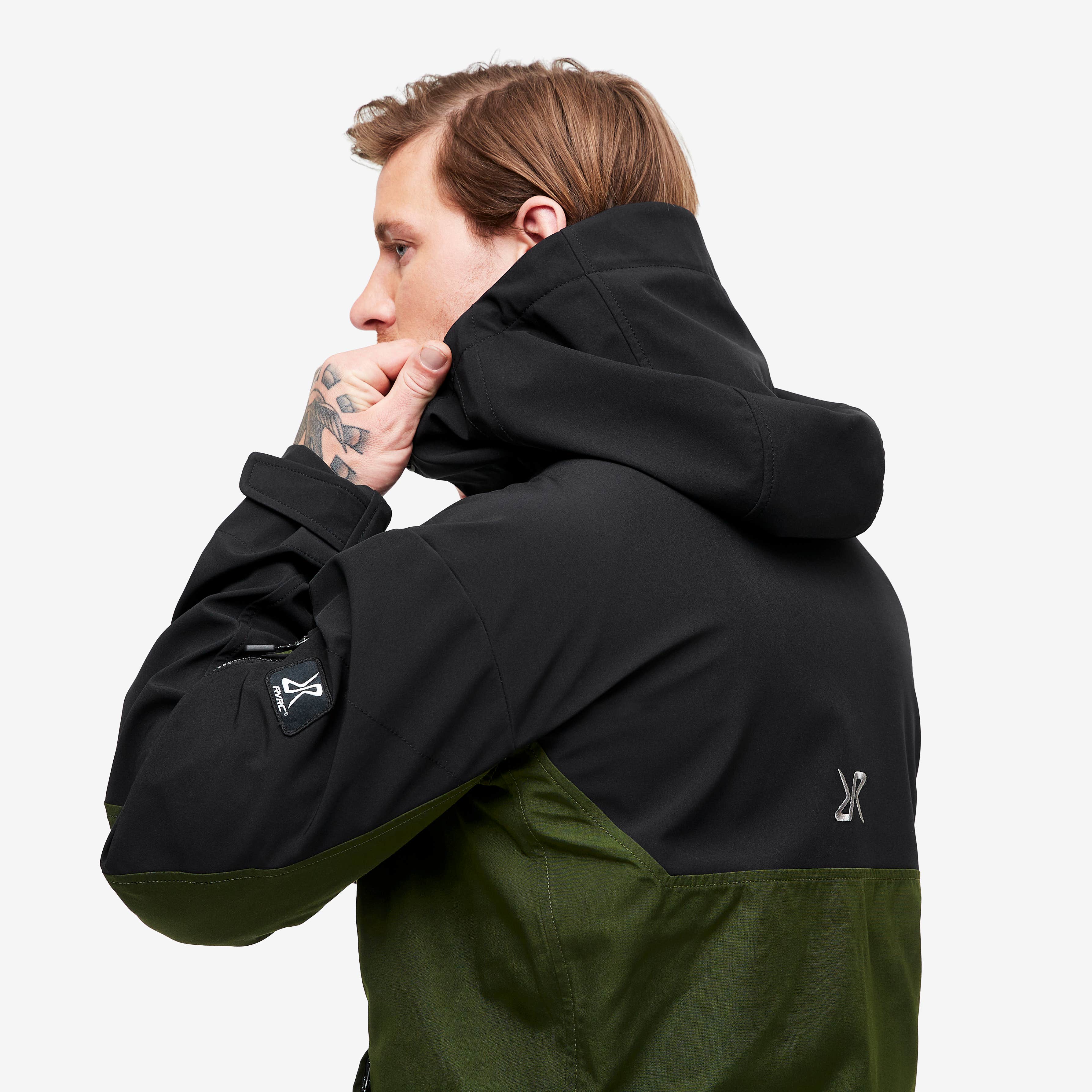 Outdoor Anorak Herre Forest Green