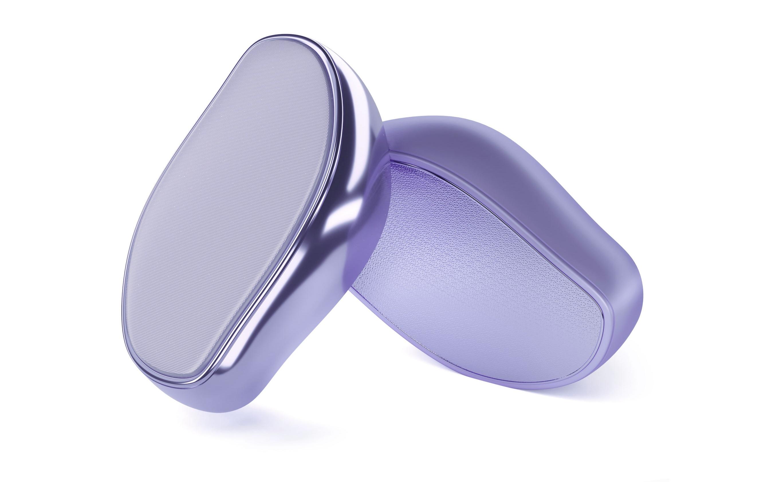 Hornhautentferner Glide & Glow Collection Glissette VioletHaar und Doucette Pro