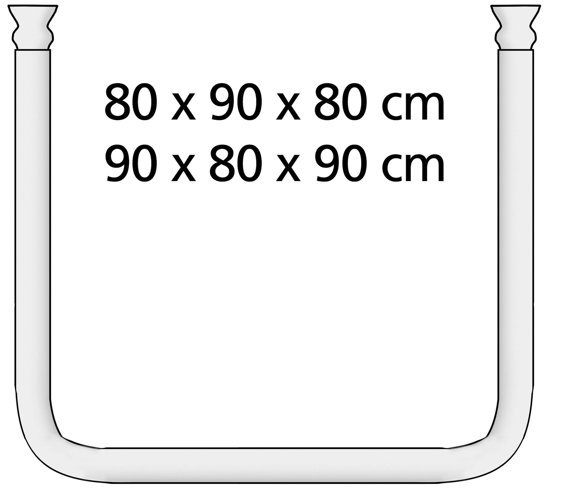 Wenko hoekstang universeel ø20mm wit