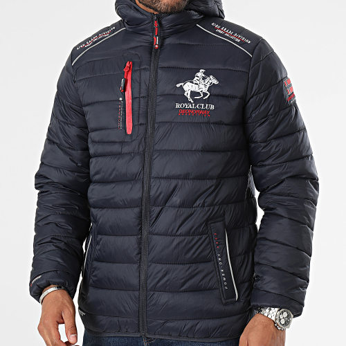 Doudoune Capuche Bleu Marine