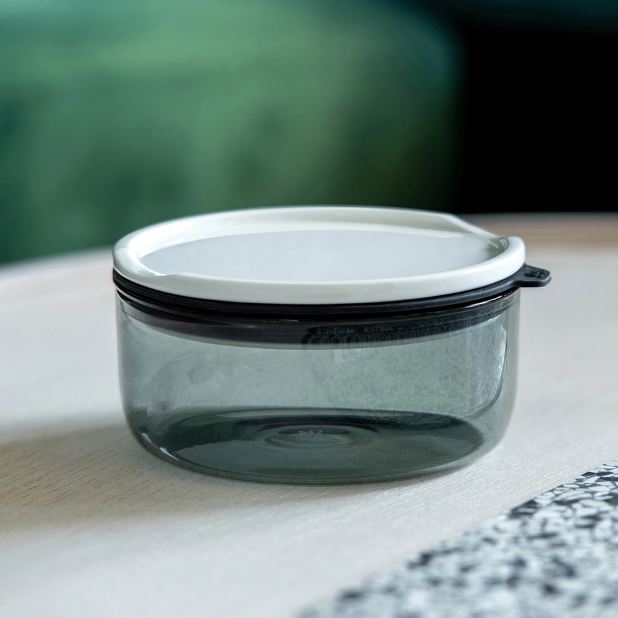 Villeroy & Boch Glas-Lunchbox To Go & To Stay 13 x 6 cm grau