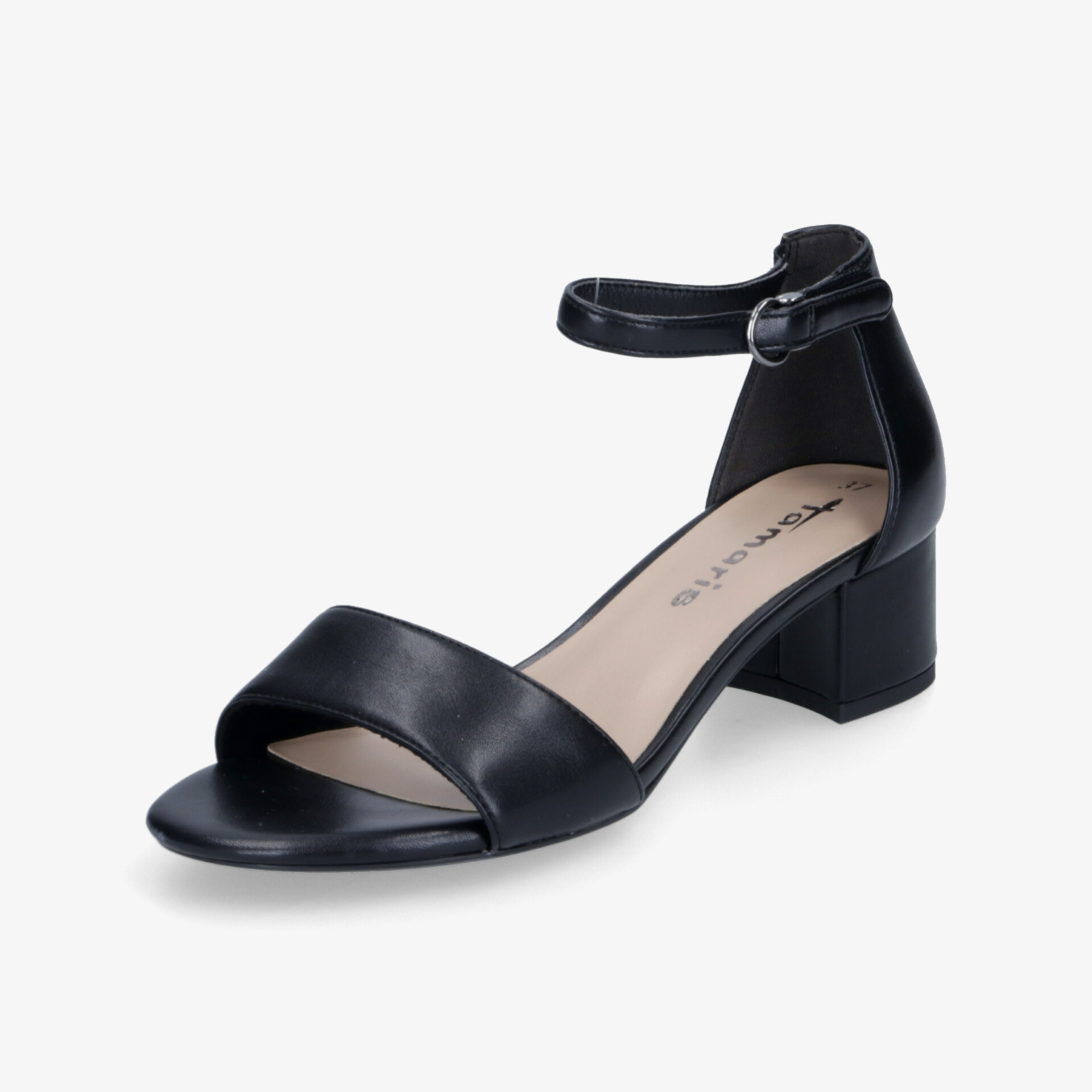 Tamaris Damen Riemchensandalen schwarz
