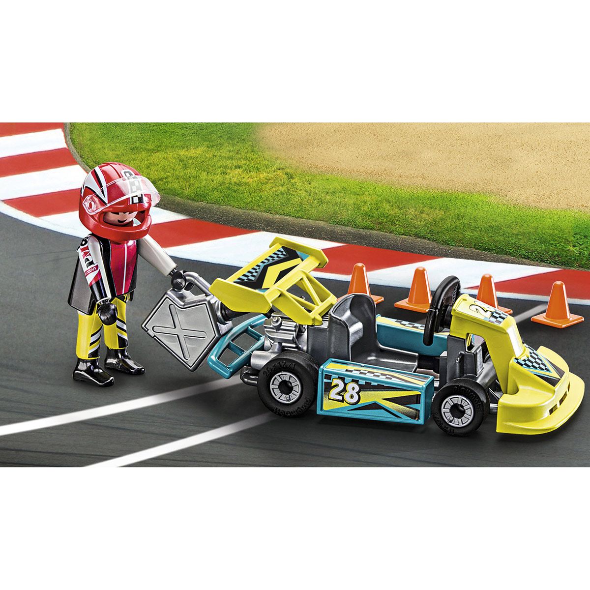 Valisette Pilote de karting Playmobil Action