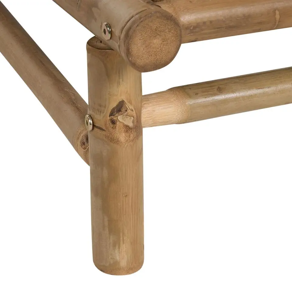 TODI - Fauteuil - Lichthout/Wit - Bamboe