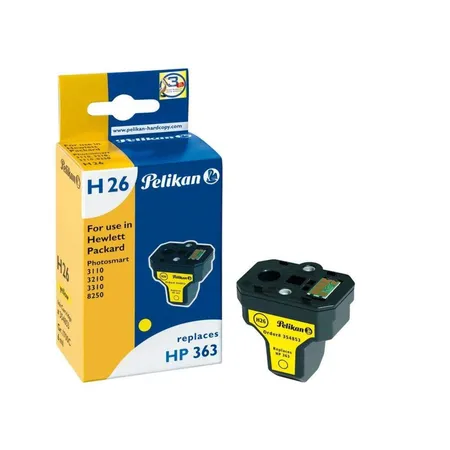 Pelikan Druckerpatrone H26 ersetzt Hewlett Packard HP363 C8773EE, gelb, 6 ml