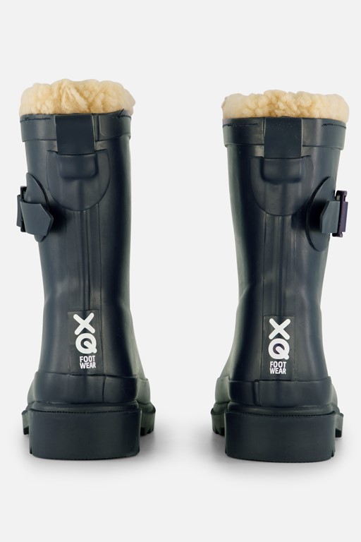XQ regenlaarzen warm gevoerd blauw