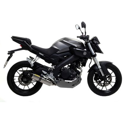 Silencieux Arrow Alu Dark thunder embout carbone - Noir