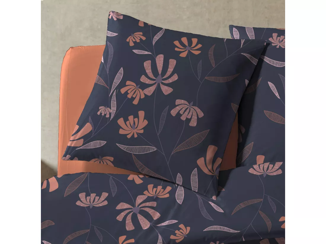 Parure de lit Zaz terracotta 260x240
