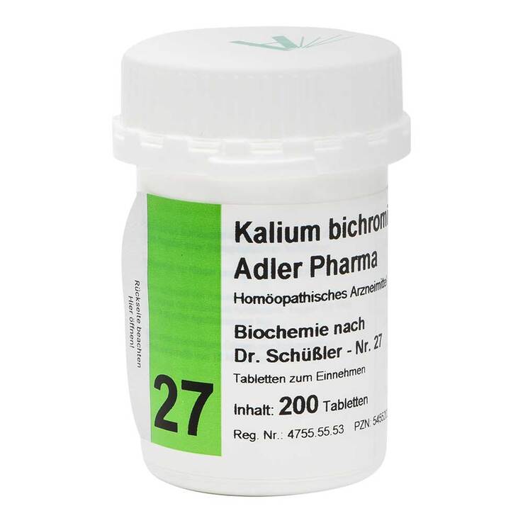 Biochemie Adler 27 Kalium bichr.D12 Ad.P. Tabletten, 200 St