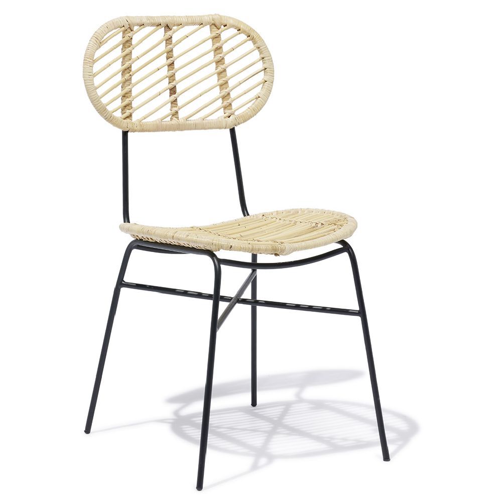 Chaise Malang rotin naturel