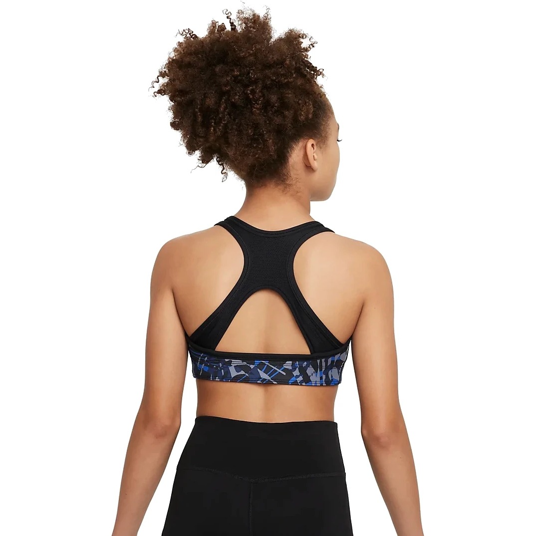Swoosh Big Kids Sports Bra Girls Game Royal/Black