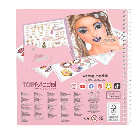 Depesche TOPModel Dress me up Face GLITTER QUEEN