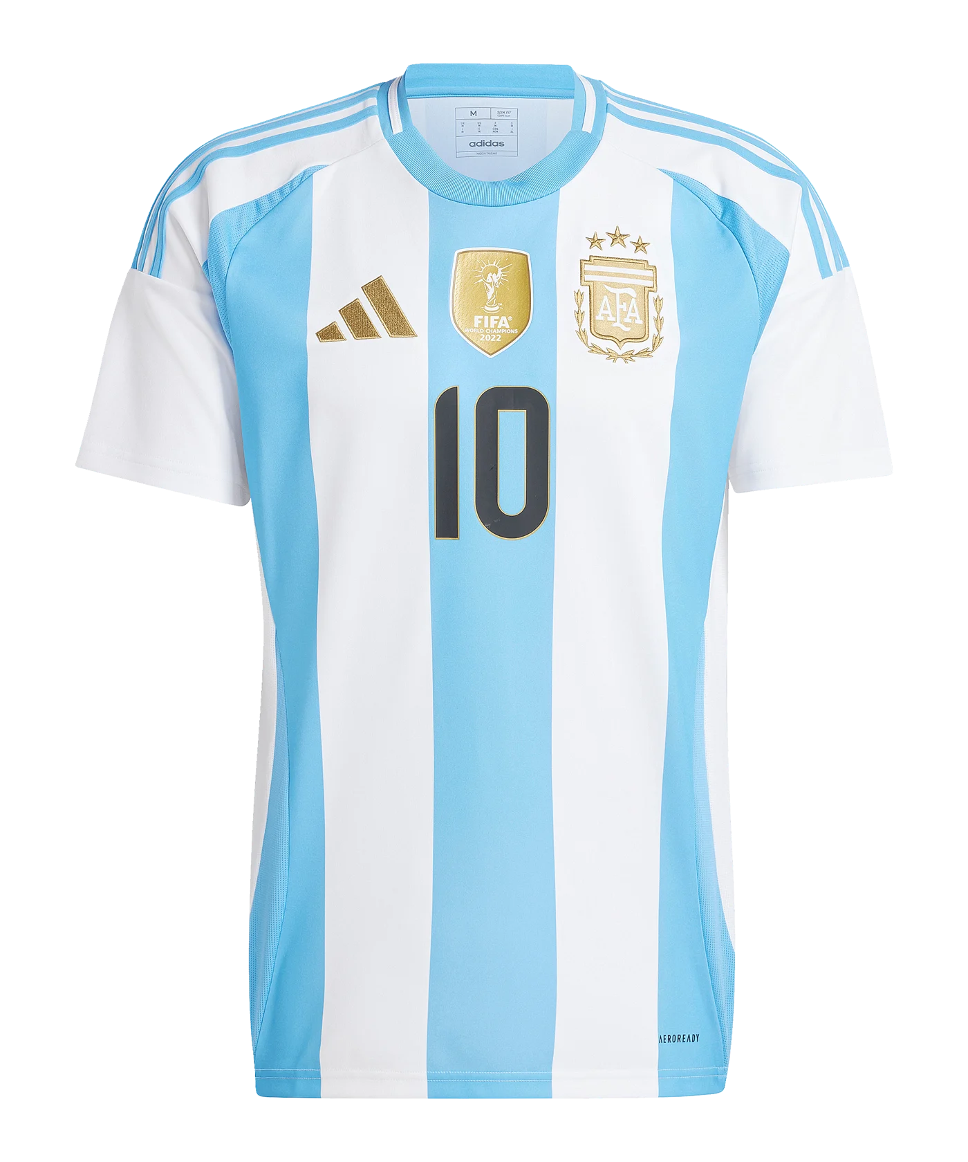 adidas Argentinien Trikot Home Copa America 2024 Messi Weiss