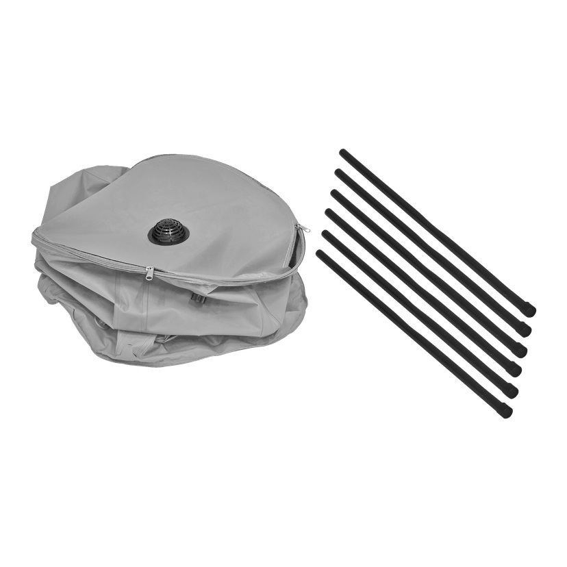 Sammenleggbar regnvanntønne 225 l Ø60x80 cm 1/2