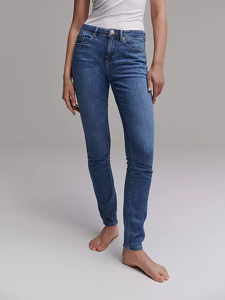 OPUS Jeans Skinny Fit 7/8 ELMA OCEAN BLUE blau
